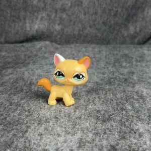 Littlest Pet Shop Beige Glitter Cat‎ #626 Figure Hasbro 2007 LPS Collectible